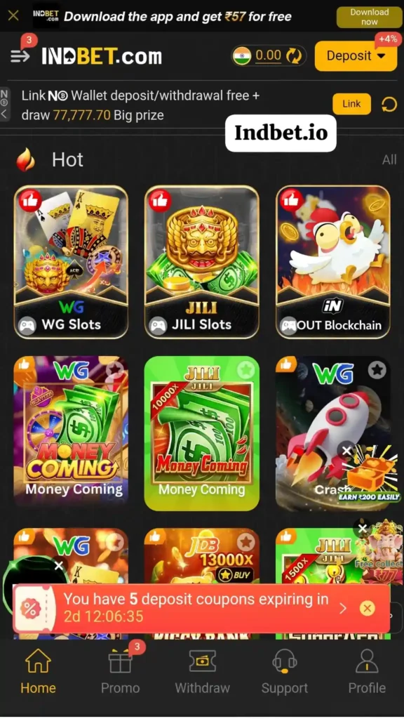 popular games in Indbet